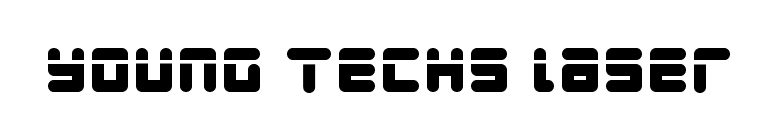 Young Techs Laser font preview