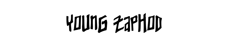 Young Zaphod font preview