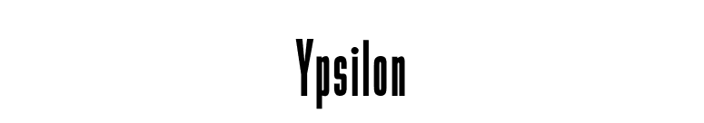 Ypsilon font preview
