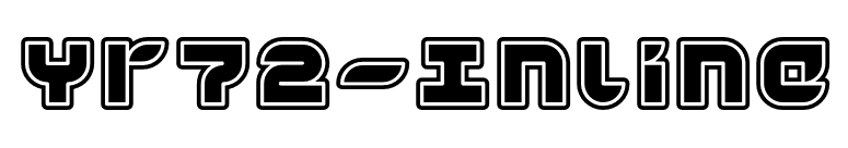 Yr72-Inline font preview