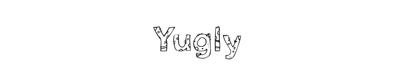 Yugly font preview