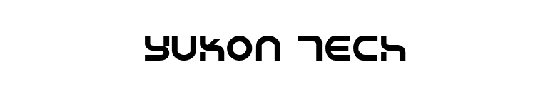 Yukon Tech font preview