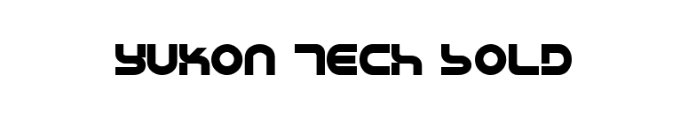 Yukon Tech Bold font preview