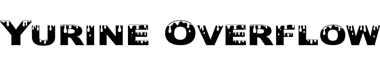Yurine Overflow font preview