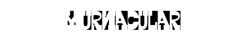 Yurnacular font preview