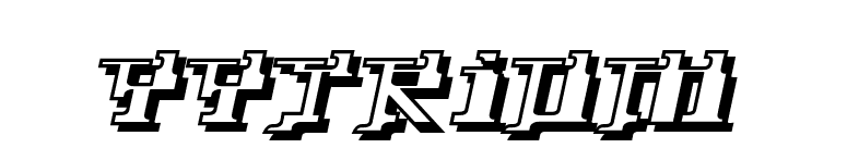 Yytrium font preview
