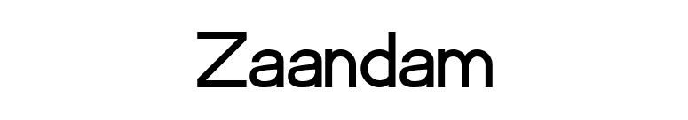 Zaandam font preview