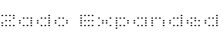 Zado Expanded font preview