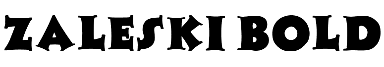 Zaleski Bold font preview