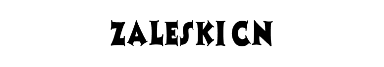 Zaleski Cn font preview