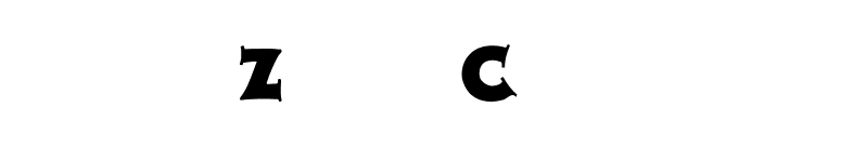 ZaleskiCaps font preview