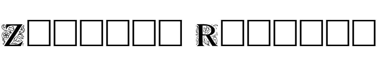 Zallman Regular font preview