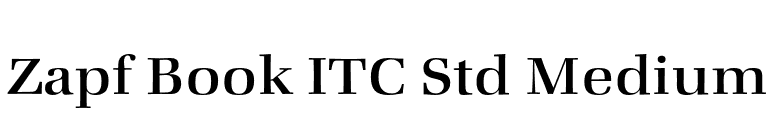 Zapf Book ITC Std Medium font preview