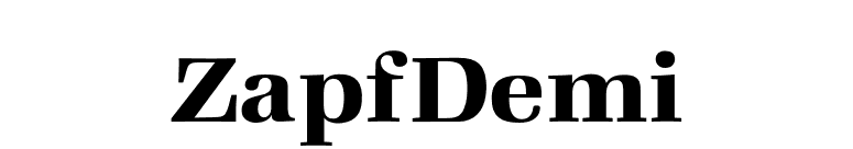 ZapfDemi font preview