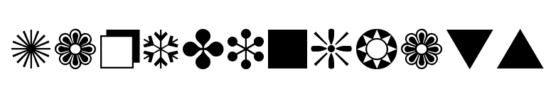 ZapfDingbats font preview