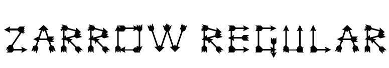 Zarrow Regular font preview