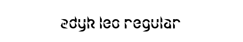 Zdyk Leo Regular font preview