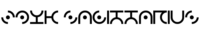 Zdyk Sagittarius font preview