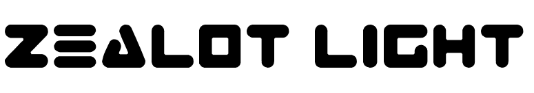 Zealot Light font preview