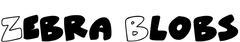 Zebra Blobs
 font preview