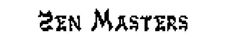 Zen Masters font preview