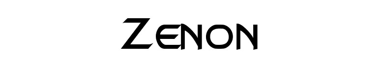 Zenon font preview