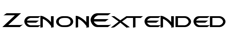 ZenonExtended font preview