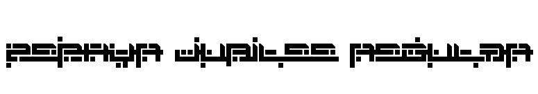 Zephyr Jubilee Regular font preview