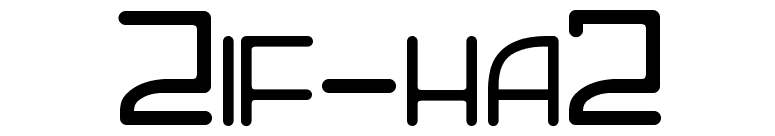 Zif-ha2 font preview