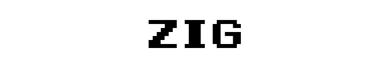 Zig font preview