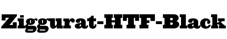 Ziggurat-HTF-Black font preview
