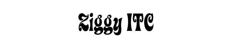 Ziggy ITC font preview