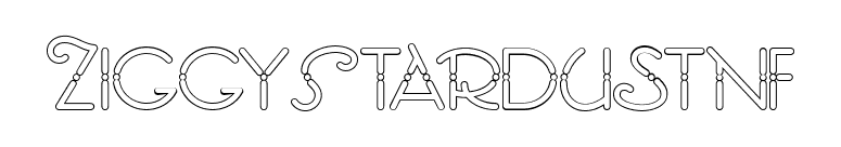 ZiggyStardustNF font preview