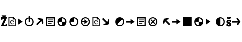 ZineSlabDis Bold Roman Exp font preview