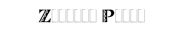 Zinjaro Plain font preview