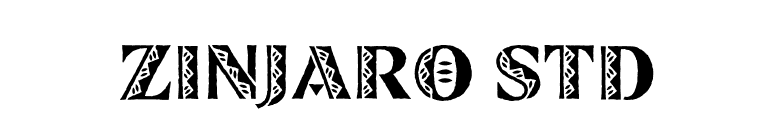 Zinjaro Std font preview