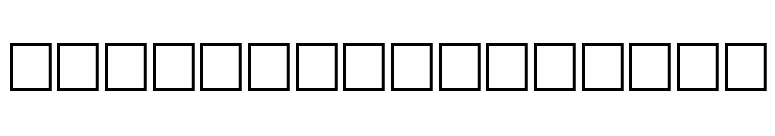 ZipCodeBarcodeTT font preview