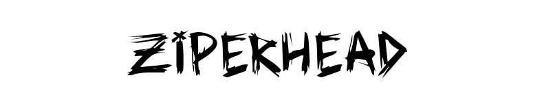 ziperhead font preview