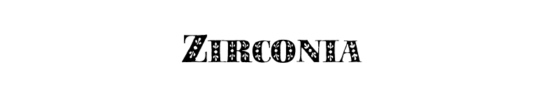 Zirconia font preview