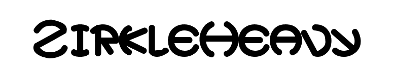 ZirkleHeavy font preview