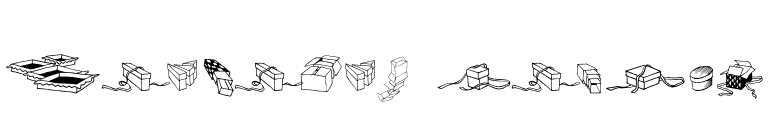 Zoeboxes Normal font preview