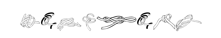 Zoeknots font preview
