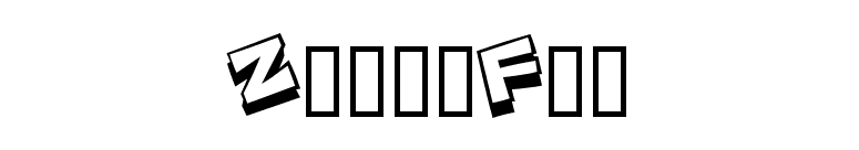 ZoinkFat font preview
