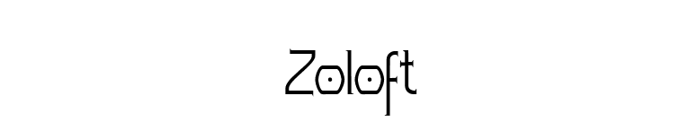 Zoloft font preview