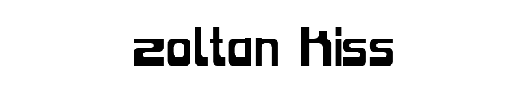 Zoltan Kiss font preview