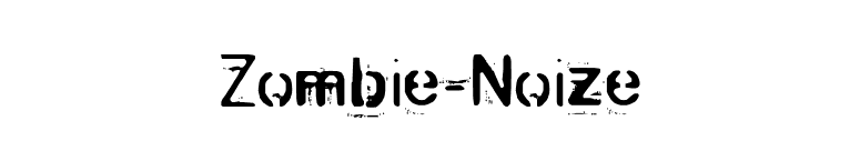 Zombie-Noize font preview