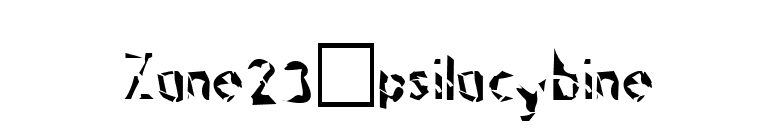 Zone23_psilocybine font preview