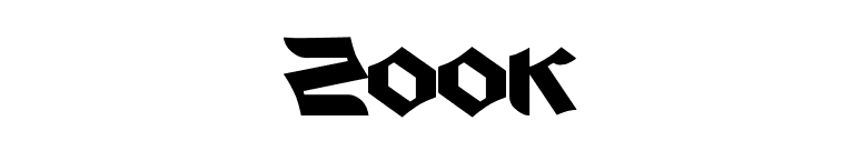 Zook font preview