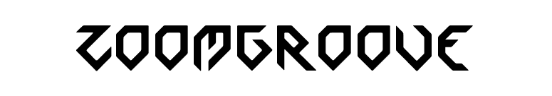 Zoomgroove font preview