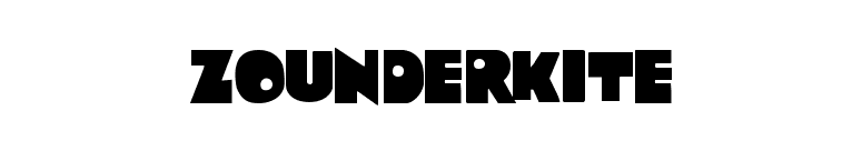 Zounderkite font preview